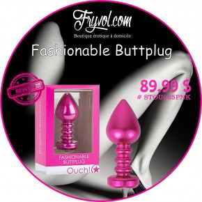 FASHIONABLE BUTTPLUG PINK OUCH