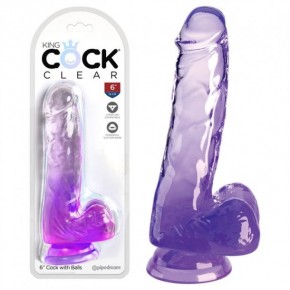 King Cock Clear 6" With...