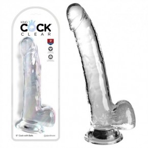 King Cock Clear 9" With...
