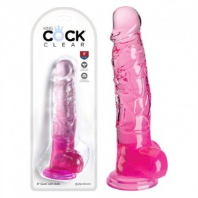 King Cock Clear 8" With...