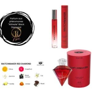 Parfum aux phéromone "Attirez-la" Red Diamond MatchMaker