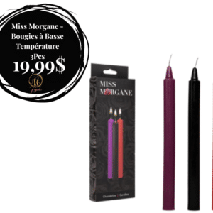 Miss Morgane - Bougies à Basse Température 3Pcs
