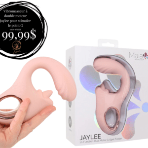 Vibromasseur à double moteur Jaylee pour stimuler le point G