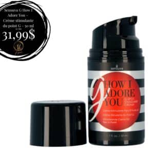 Sensuva G How I Adore You – Crème stimulante du point G – 50 ml
