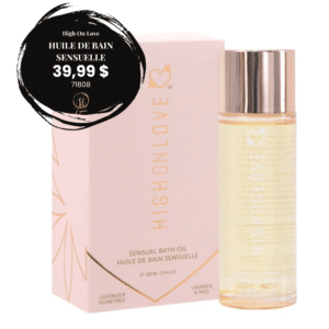 HUILE DE BAIN SENSUELLE - LAVANDE ET MIEL