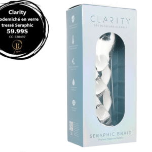 Clarity - Godemiché en verre tressé Seraphic