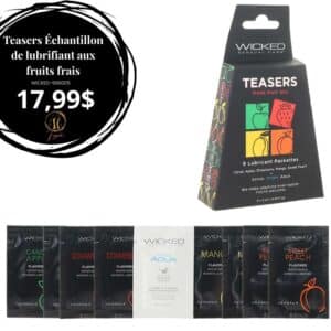 Teasers Échantillon de lubrifiant aux fruits frais