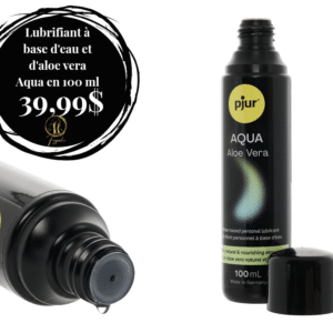 Lubrifiant à base d'eau et d'aloe vera Aqua en 100 ml
