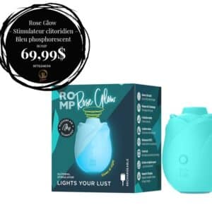 Rose Glow - Stimulateur clitoridien - Bleu phosphorescent