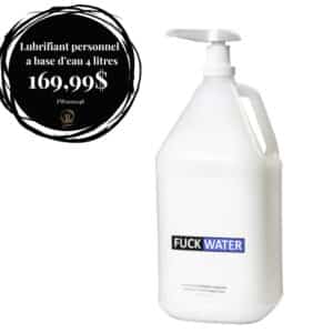 Lubrifiant personnel à base d'eau blanc – 4 L