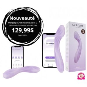 Margot pour stimuler le point G par un vibromasseur chauffant