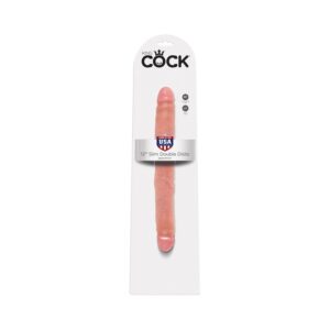 KING COCK 12" SLIM DOUBLE DILDO