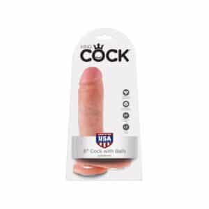 KING COCK 8" COCK WITH BALLS