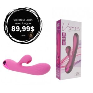 Vibrateur Lapin avec langue